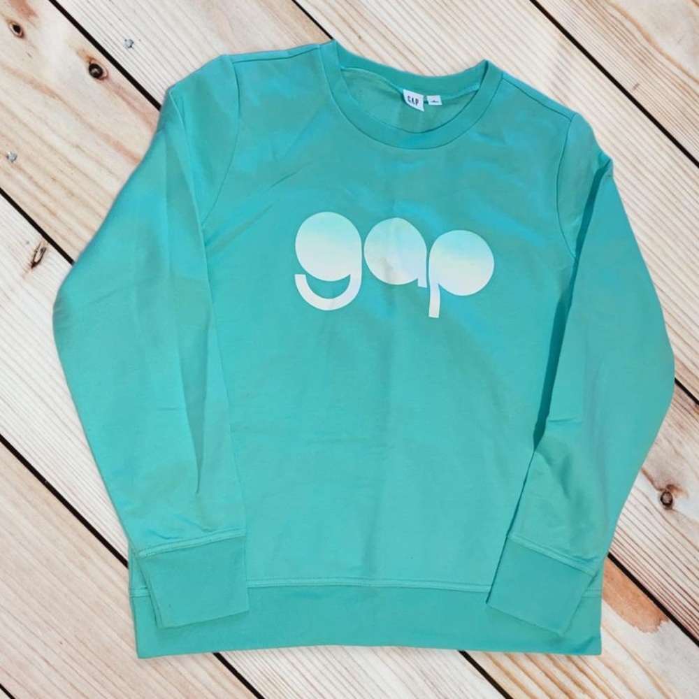 Gap Women - Logo Pullover Sweater / size Small / mint Green / NWOT